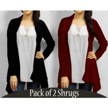 Pack of 2! Long Style Cardigan Stylish Shrugs